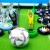 Subbuteo Andrew Table Soccer Argentina - France World Cup Final 2022 set on WSB Professional bases